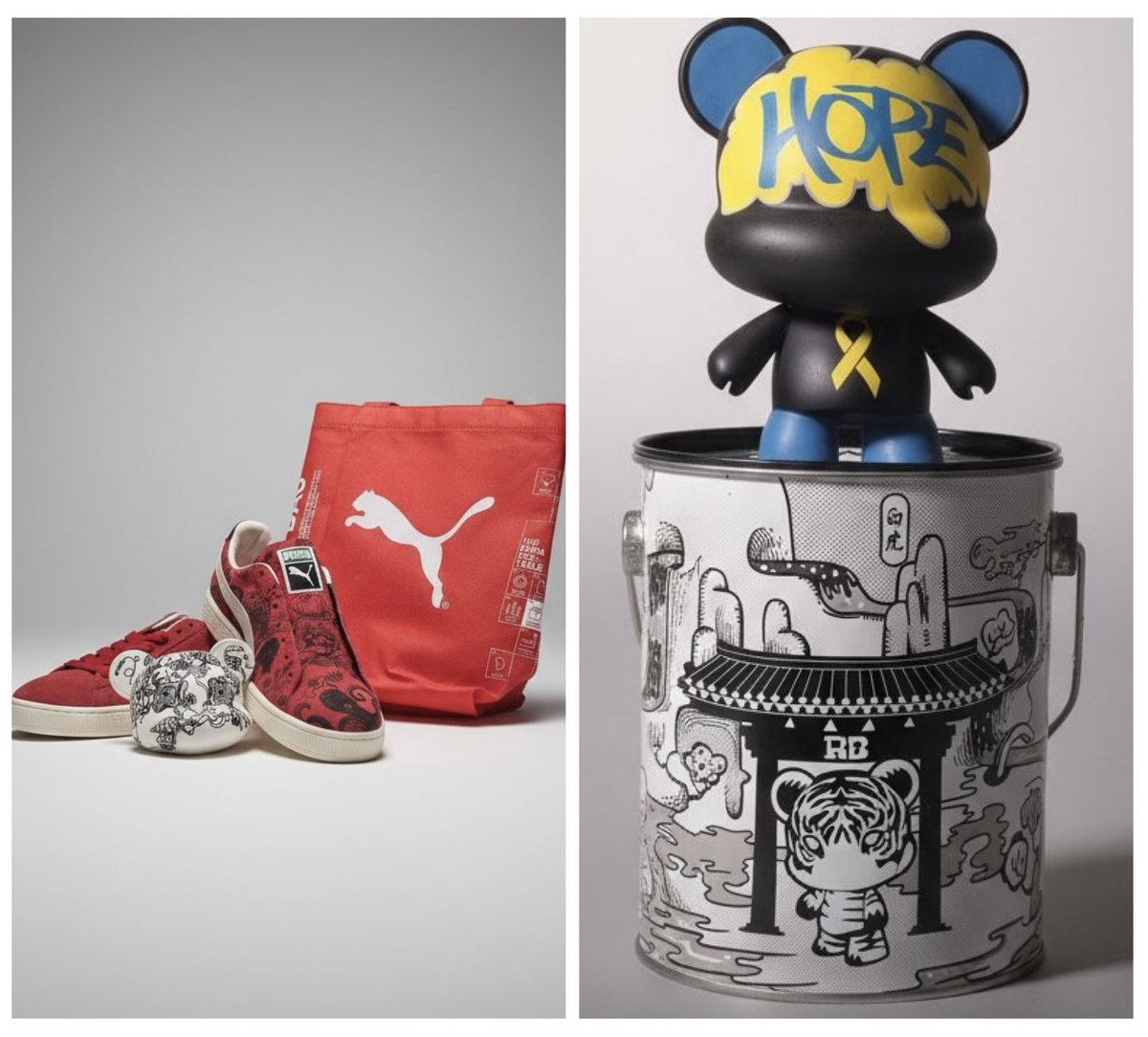 Yo, VEVE Fam‼️ S.E Mint #49 

Two lucky collectors will receive a ONE of ONE hand drawn exhibition <a href="/PUMA/">PUMA</a> collab shoe &amp; the custom tin can prototype from his first big drop. 

USE MY LINK TO JOIN WAITLIST AND AUTO-PAY! Thank You 🫶↙️

veve.sjv.io/VxrGjJ
