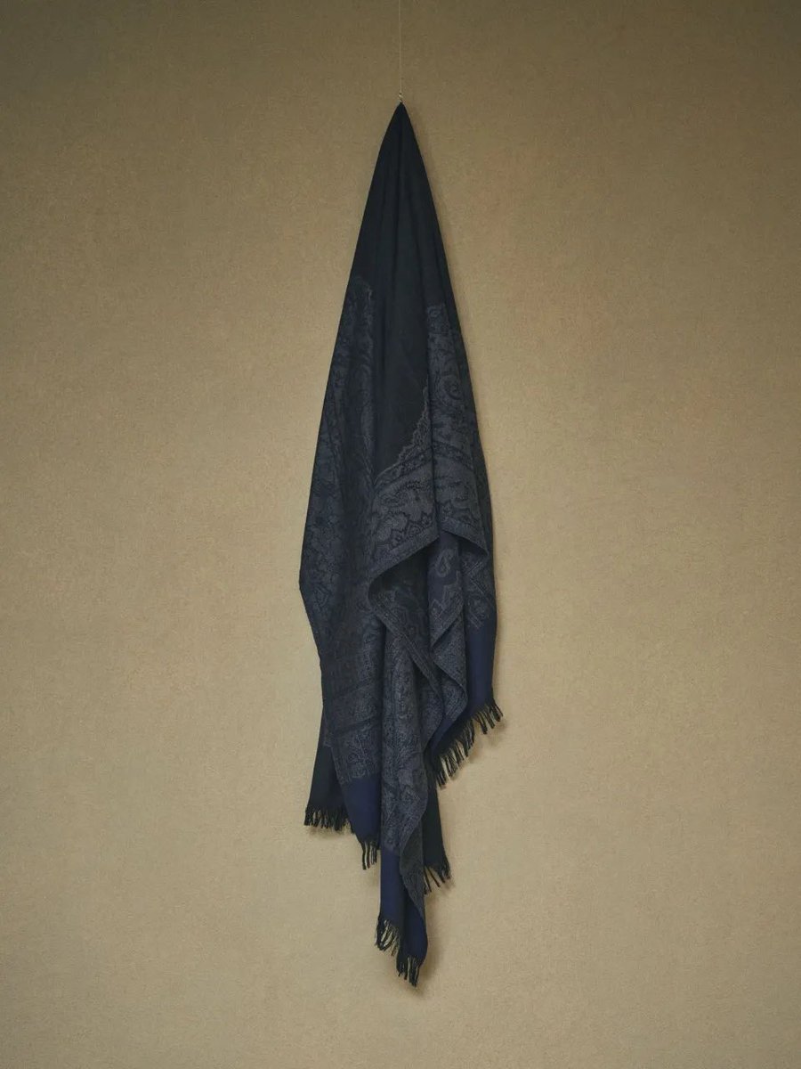 Yantor 大判ストール　初期　2016aw YANTOR - 【残りわずか】Tibetan Paisley Jacquard Stole | ACRMTSM