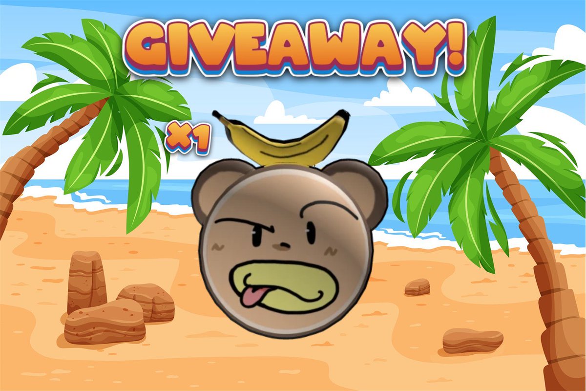 Monkey Pila Giveaway!🍌

Follow Me, <a href="/TiagoUGC/">TiagoGameplays (Comms OPEN!)</a> &amp; <a href="/TiagoUGCalt/">❄️TiagoYaps❄️</a> 
Like &amp; Repost♻️
Comment “🏝️”
Ends in 3 Days 12/16⏳
