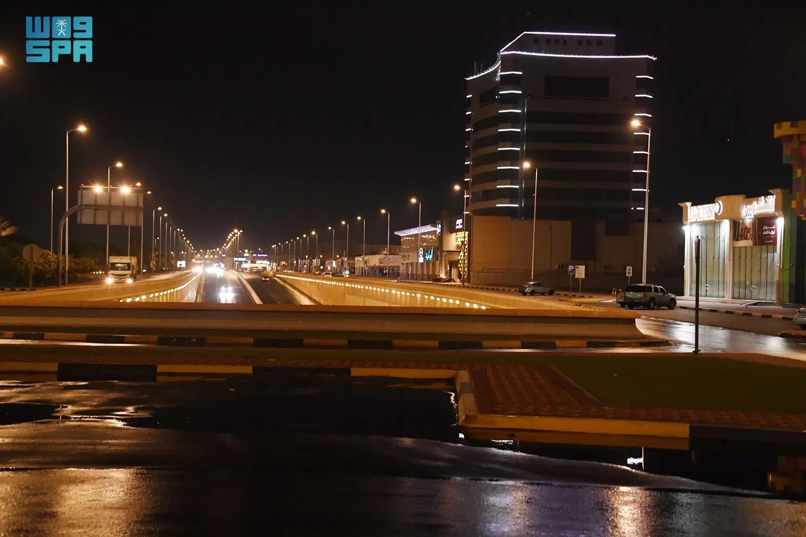 صور .. أمطار متفرقة على محافظة #الأحساء 