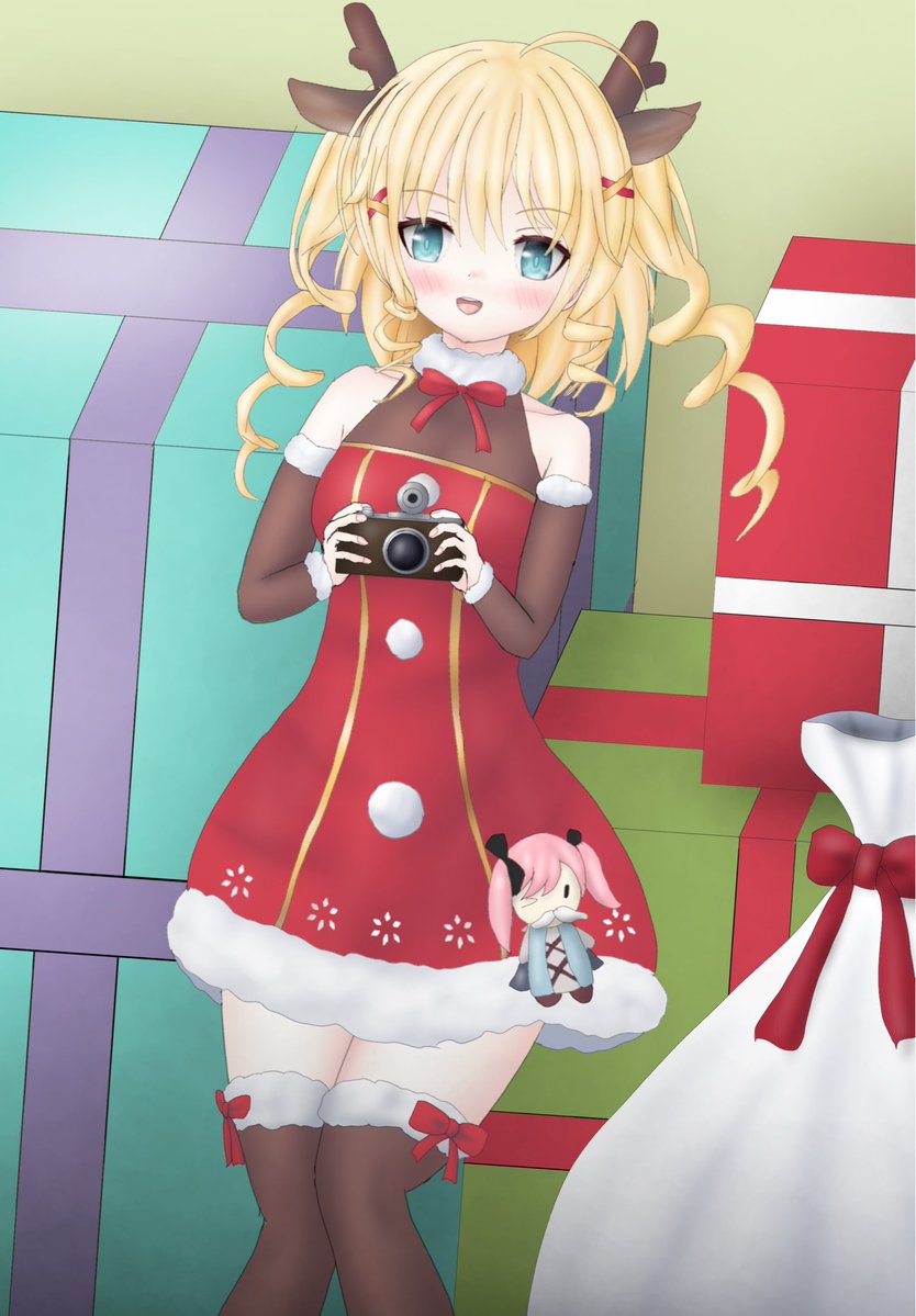 クリスマス⭐︎グリッドレイちゃん！ #アズールレーン #AzurLane #絵柄