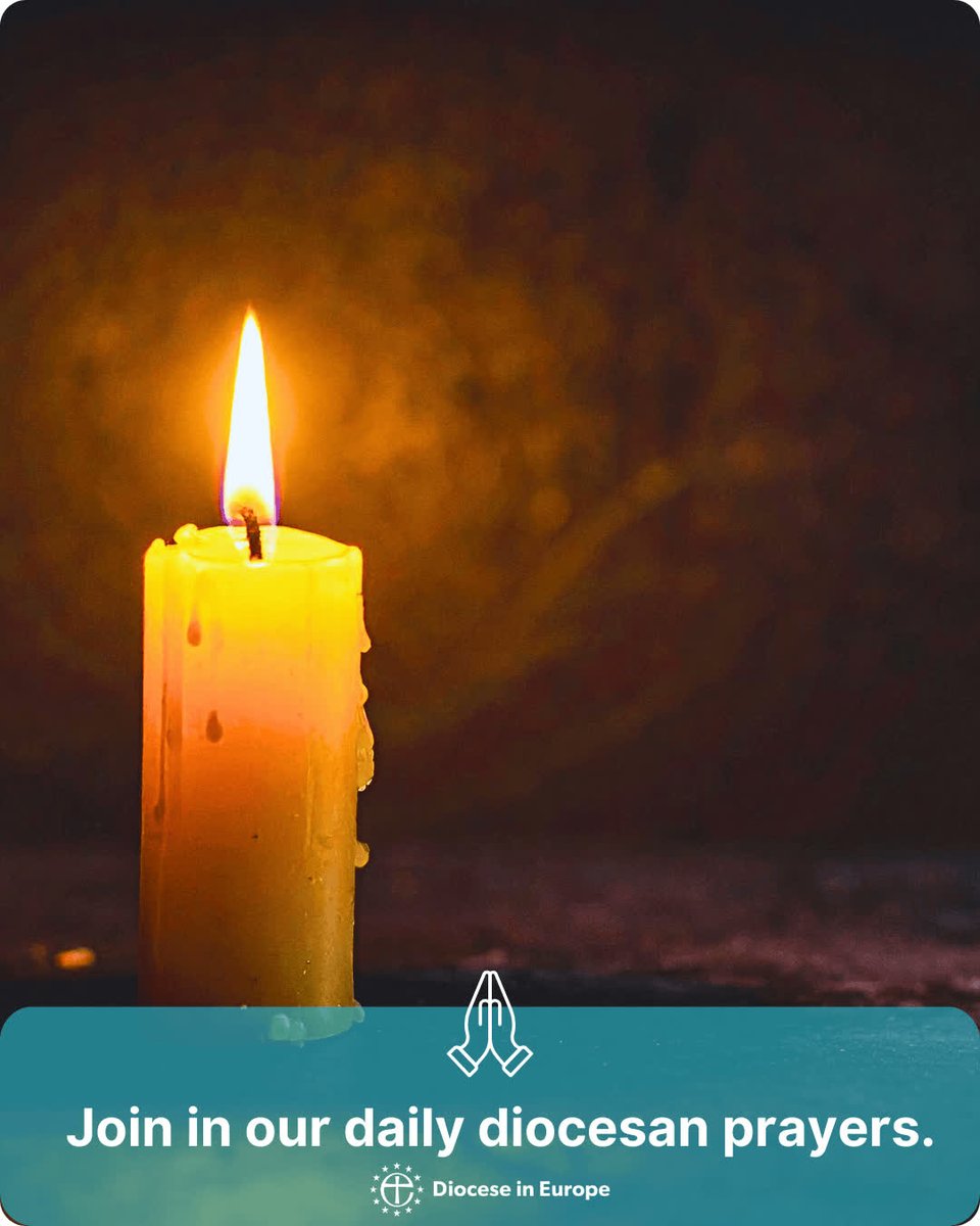 DioceseinEurope's tweet photo. We invite you to join us in our daily diocesan prayers.
Pray for the Persecuted Church worldwide and the role of Open Doors in providing information about this. 
Pray for our Diocesan Deliverance Ministry Team - pray for the members of the team https://t.co/Lu1NfVEnKz