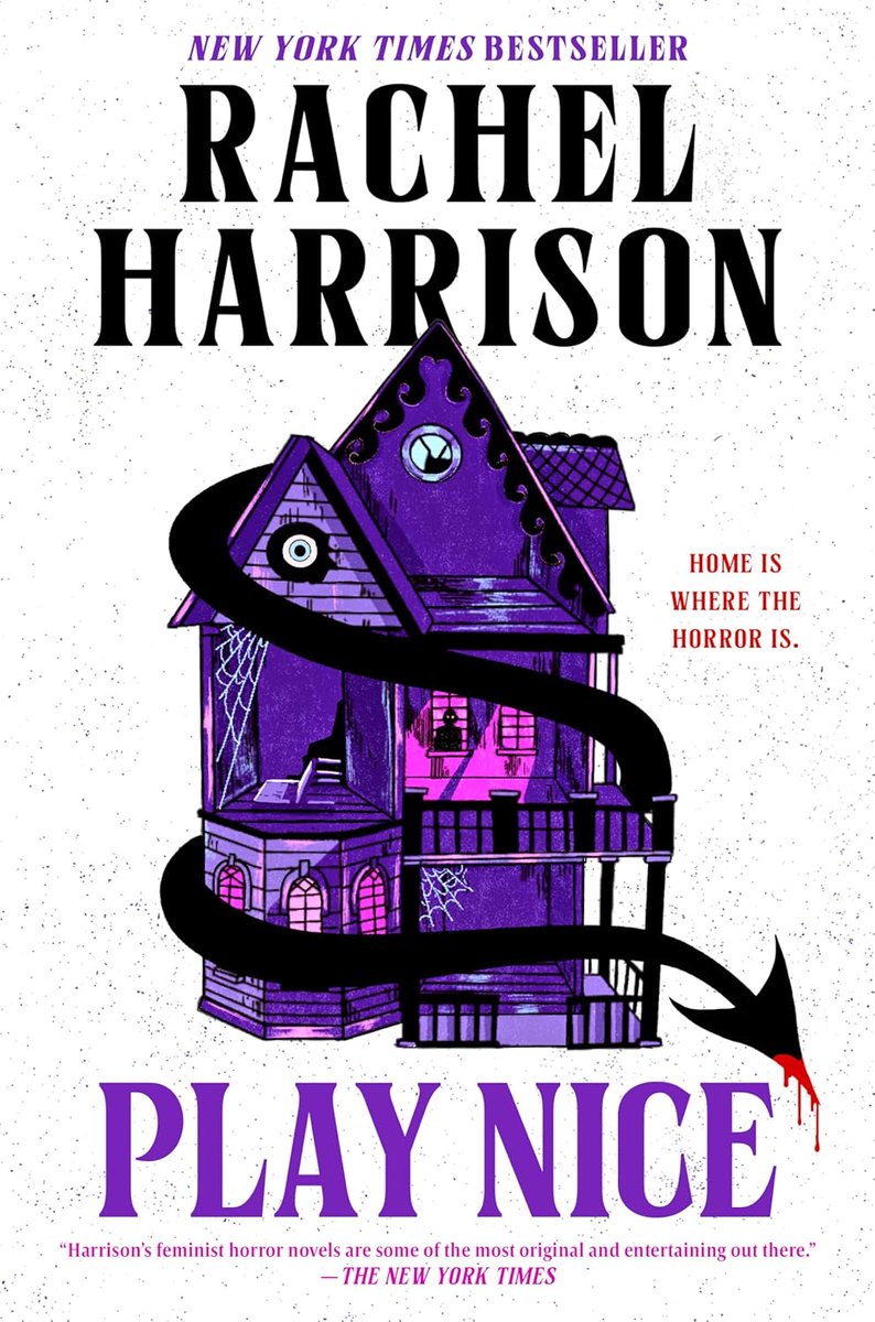 mpcallender's tweet image. PLAY NICE by Rachel Harrison is 1/2 dysfunctional family drama, 1/2 haunted house horror novel- the characters driving the story. A woman confronts her murky past as she tries to flip an infamous haunted home her mother left to her, learning the claims might be true. Solid read.