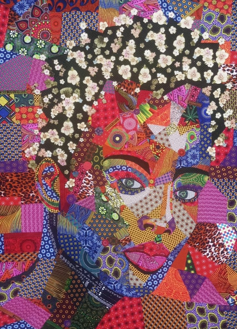 This beautiful new fabric artwork by Splash Motong 

Now available at the LAE Art Gallery or online at livingartistemporium.co.za

Summer of ART Sale currently running - 20% OFF

We are open in December by appointment - 
Contact+27825733488