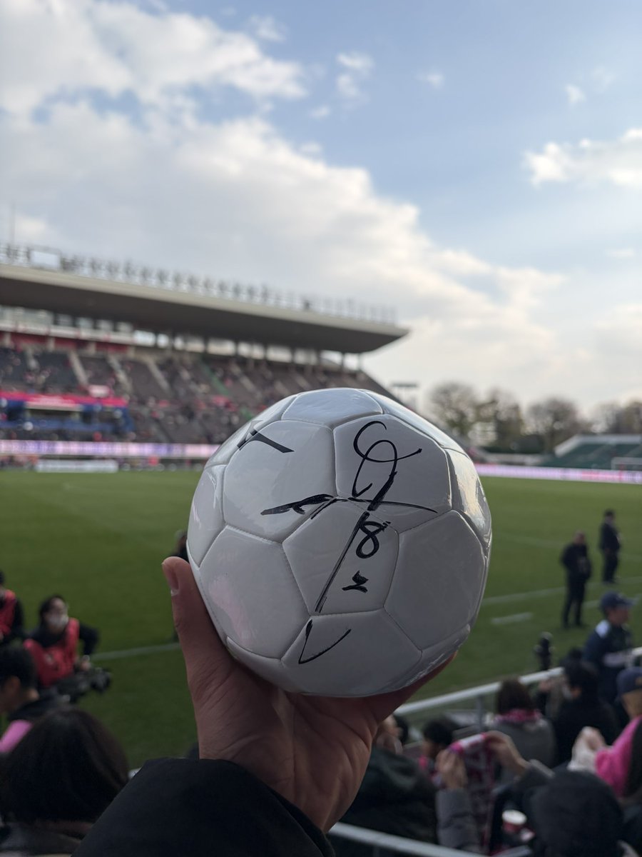 香川真司選手直筆サインボール 香川真司のサインボール