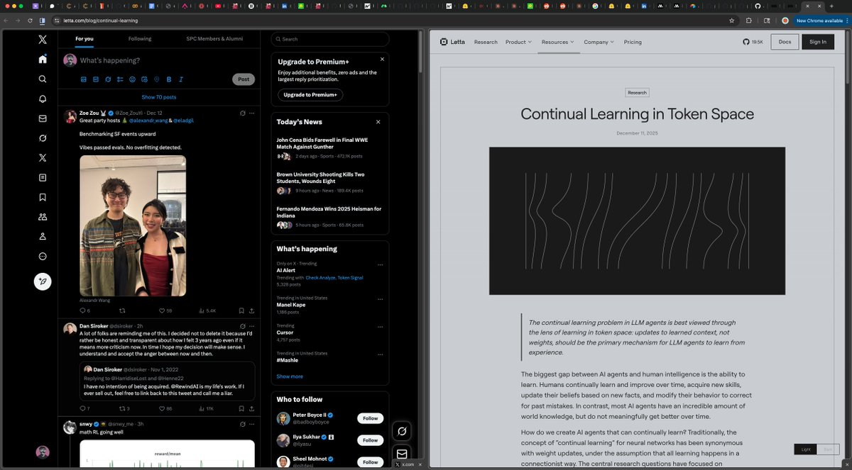 Since when did Google Chrome have split view??