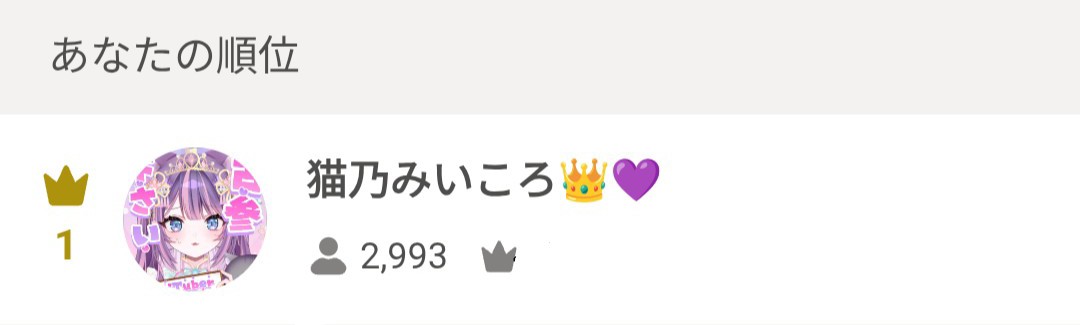 イベント1位ありがとうございました☺️❣️みいちゃの騎士強すぎ 最高