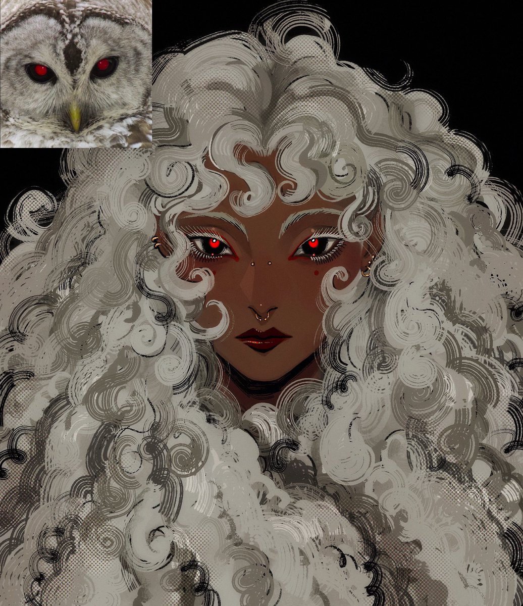 gittanart's tweet image. my owl girls