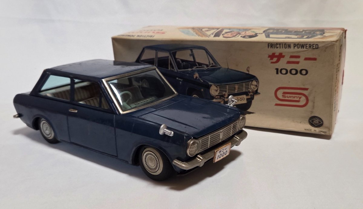 ①増田屋 ブリキ 車 1966年(昭和41年) ダットサン サニー1000