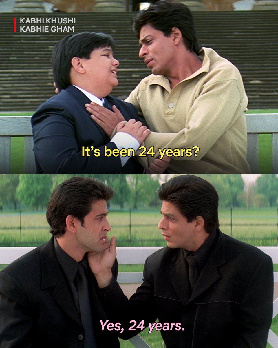 yup. it's been 24 years since K3G ❤️