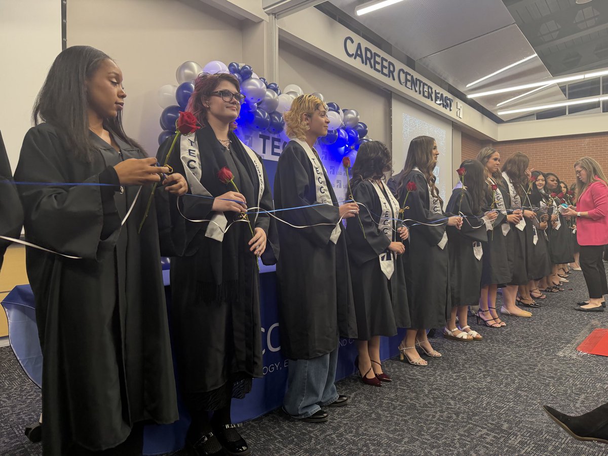 Congratulations to these <a href="/TECCeast/">TECC East</a> Cosmetology Students for their graduation from the program!  #OneLISD