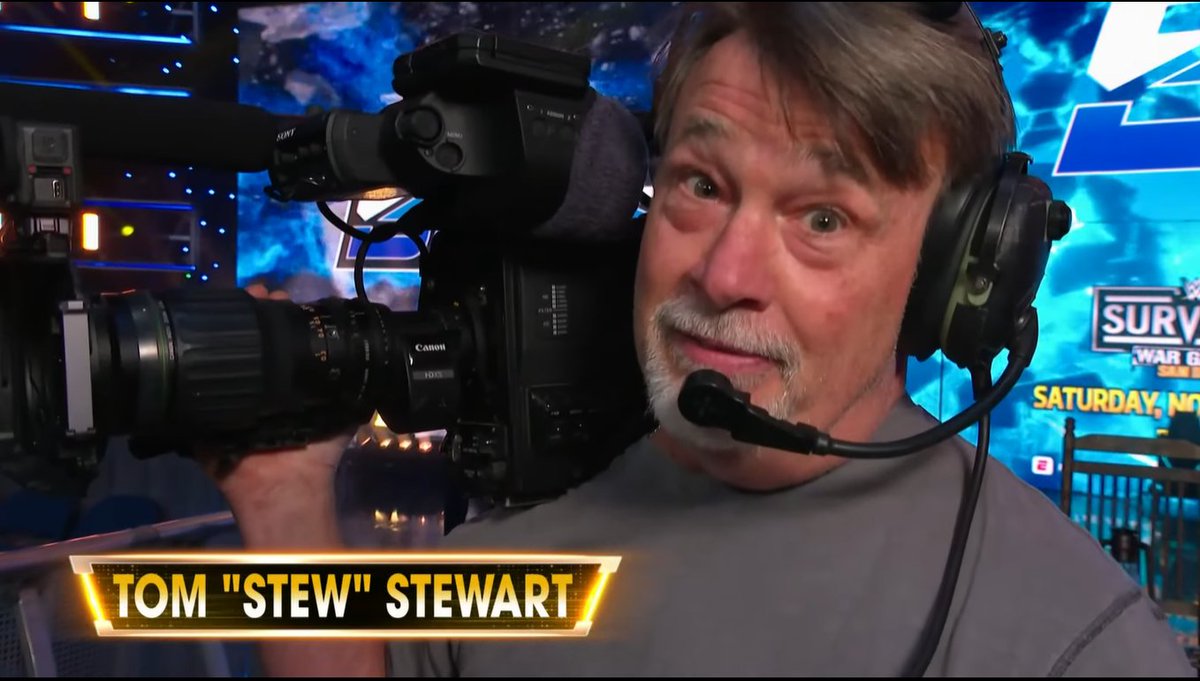 #WWESNME #SNME After all these years, "Stu the Cameraman" is just Tom Stewart is mind blowing to me. <a href="/KeepItFiveStar/">Kyle Lewis</a> <a href="/3ManBooth/">ThreeManBooth</a>