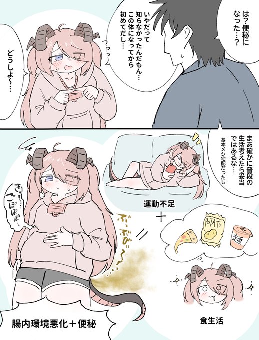 ファンボにうちの子マンガ(未完)を3Pのせました なお完成は未定