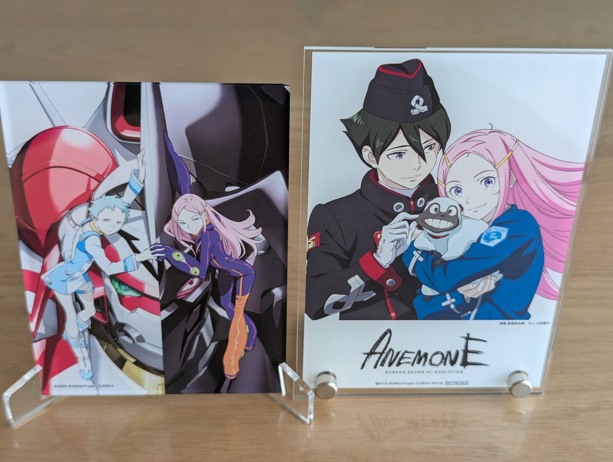 交響詩編エウレカセブン20周年記念展 で購入した「アクリルパネル