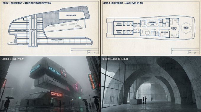This Nano Banana Pro prompt turns everyday objects into buildings. 

Prompt: 
Task: Turn small deskt