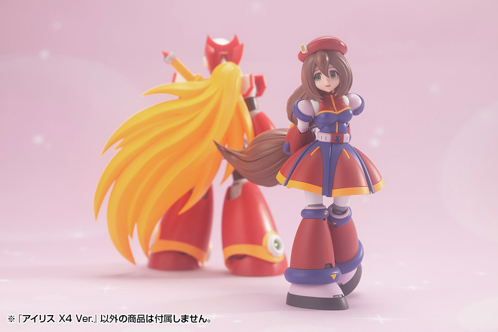 kotobukiyas's tweet photo. ＼予約受付中／
『#ロックマンX』シリーズより、レプリフォースの若き士官・カーネルの妹「アイリス」が初のプラモデル商品化！
3種の表情パーツや差し替えハンドパーツにて劇中の様々なシチュエーションをお楽しみいただけます✨
https://t.co/lhJOdavMn1 https://t.co/d93MzW7yES