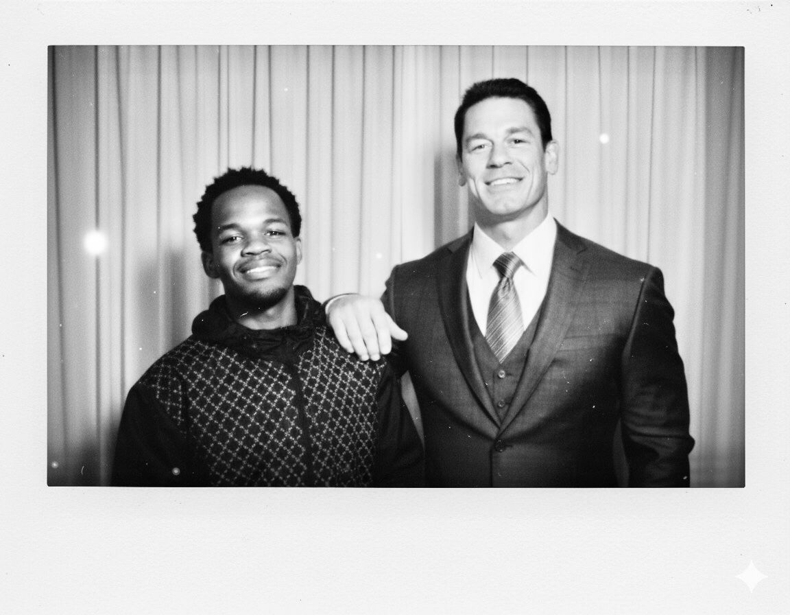 LgLoago's tweet photo. Without you, I wouldn’t be the person I am today. For that, I will always be grateful…No matter what, you'll always be the champ in my heart. Much love from a Motswana fan who grew up watching you - your legacy will never fade. #ThankYouCena https://t.co/VWFw4FvoA1