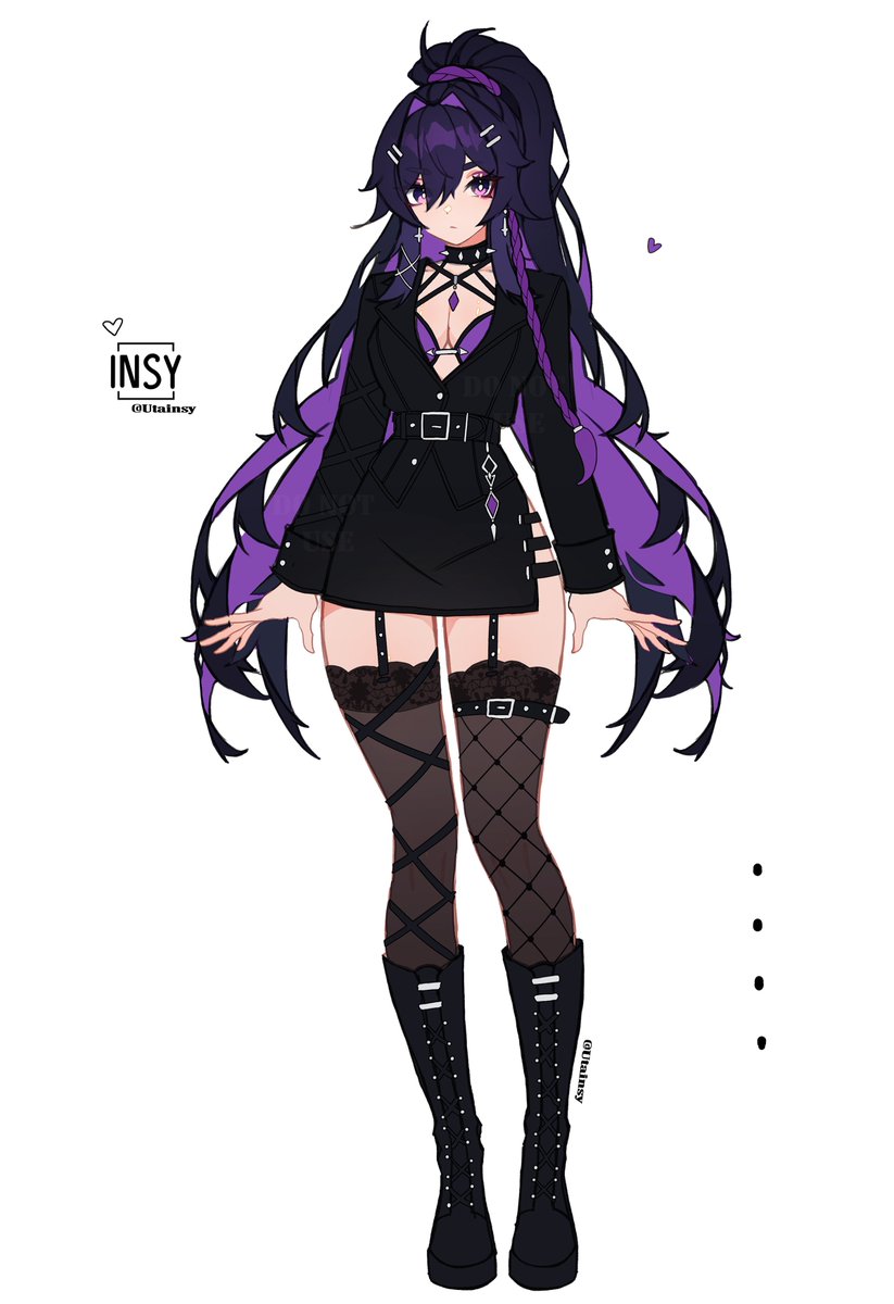 utainsy's tweet image. ~ Character design ~

💜 Price: $625
 Сlaim via dm, ty! &amp;lt;3

• Commercial use included
• Payment plan possible