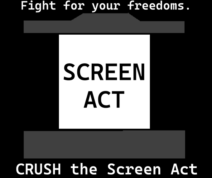 BLkhoih96132's tweet photo. #crushthescreenact #crushthekosabill #stopIDagechecksUSA #saynotoappstoreaccountabilty #dontrepealsection230 section 230 repeal, kosa, screen and the app store accountability acts must be stopped! Spread these hashtags around so more folks know so they can bother their reps https://t.co/NRkferGmgC