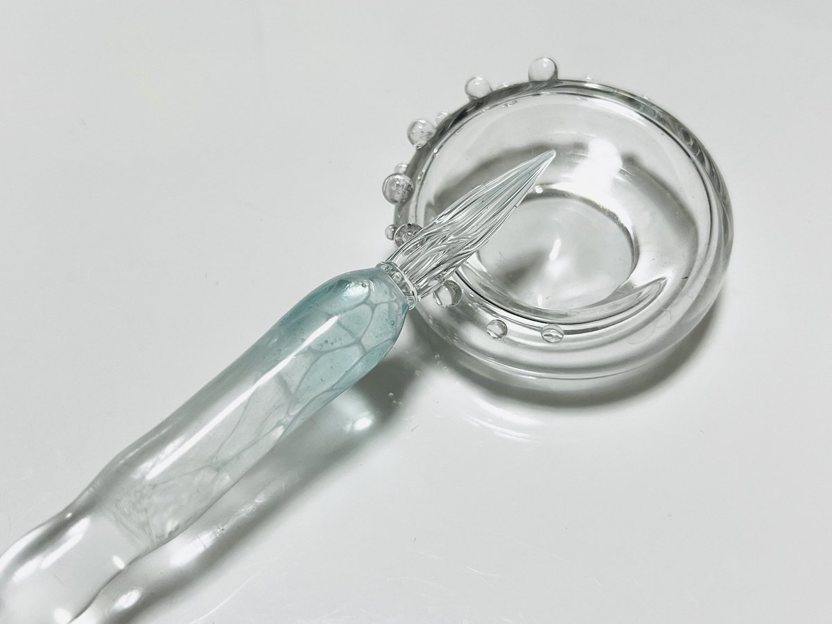 ガラススタジオISA-naさん<a href="/Isana55Studio/">ISA-na</a> 
うみそらガラスペン　1日目終了時駆け込みで
レモンと悩んだけどシンプルなのにしました