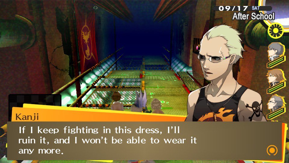 pls give kanji all of the dresses he can wear :’)