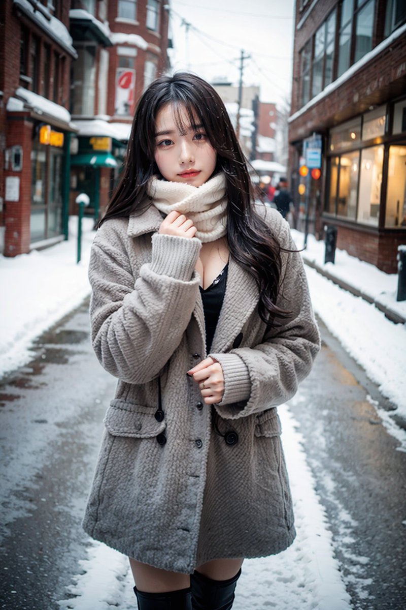 冬のデート
Winter Date

もっと見たい方/To see more:
Patreon > MaboroshiAI https://t.co/0BCDAjoYkX