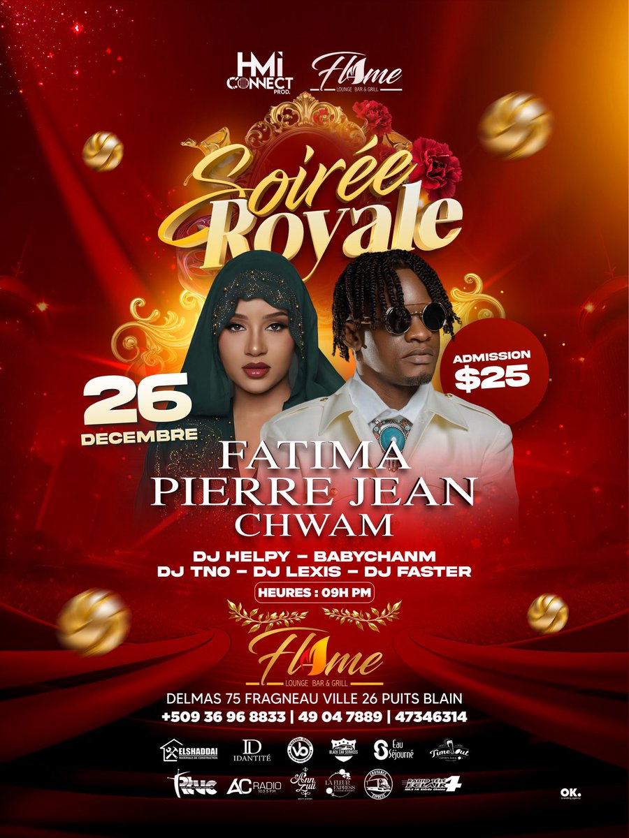 joslordgmmt's tweet photo. L’accès à l’expérience commence ici !
Les Tickets sont maintenant disponibles aux points de vente. #SoireeRoyale https://t.co/Xa5FpJqWyD