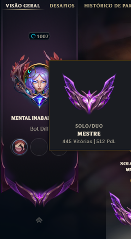 ainda não pegamos, mas faltam 4 vitórias pro gm, aguardem, voltarei mais forte