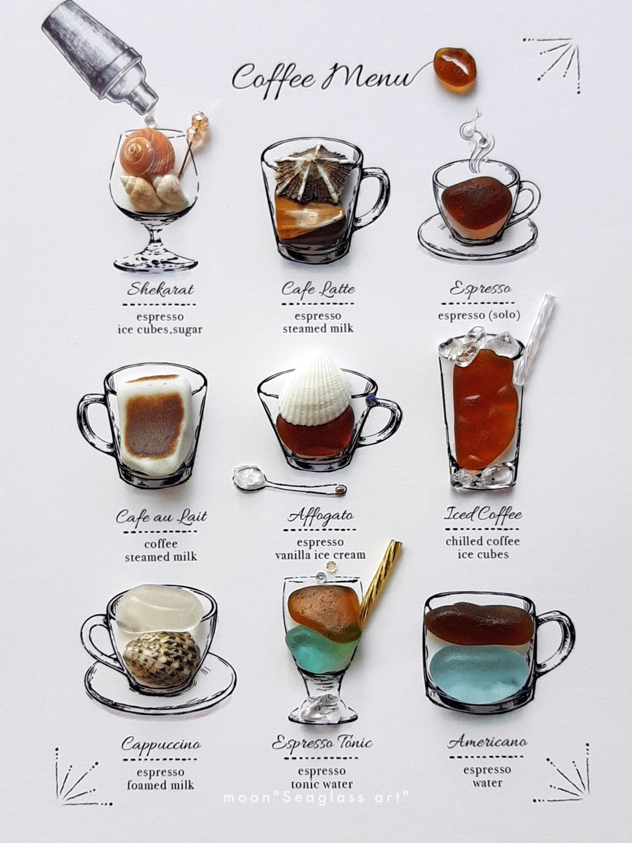 シーグラスアート