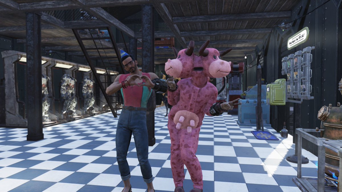 Skabya_77's tweet image. ☢️ Aquí os dejo algunos de nuestros momentazos captados por Ivanna Photography con @ElRichard36 @IvannaTorane @crisgole1 y Vaquita en modo tranquileo en #Fallout76 🔫