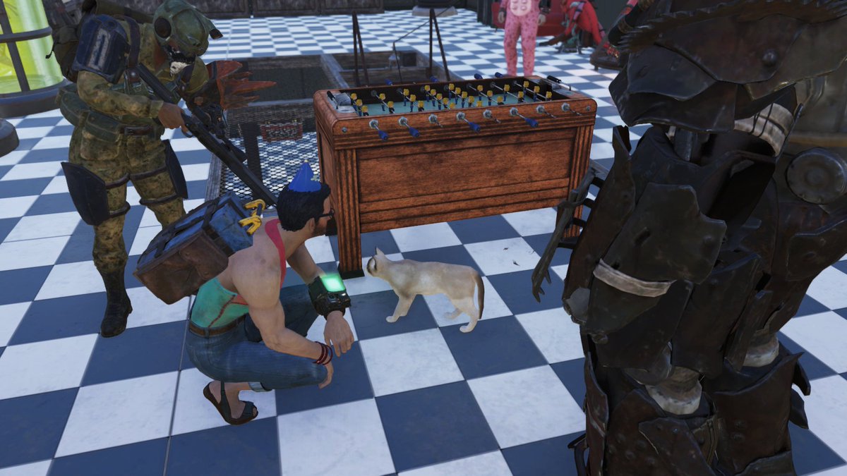 Skabya_77's tweet image. ☢️ Aquí os dejo algunos de nuestros momentazos captados por Ivanna Photography con @ElRichard36 @IvannaTorane @crisgole1 y Vaquita en modo tranquileo en #Fallout76 🔫