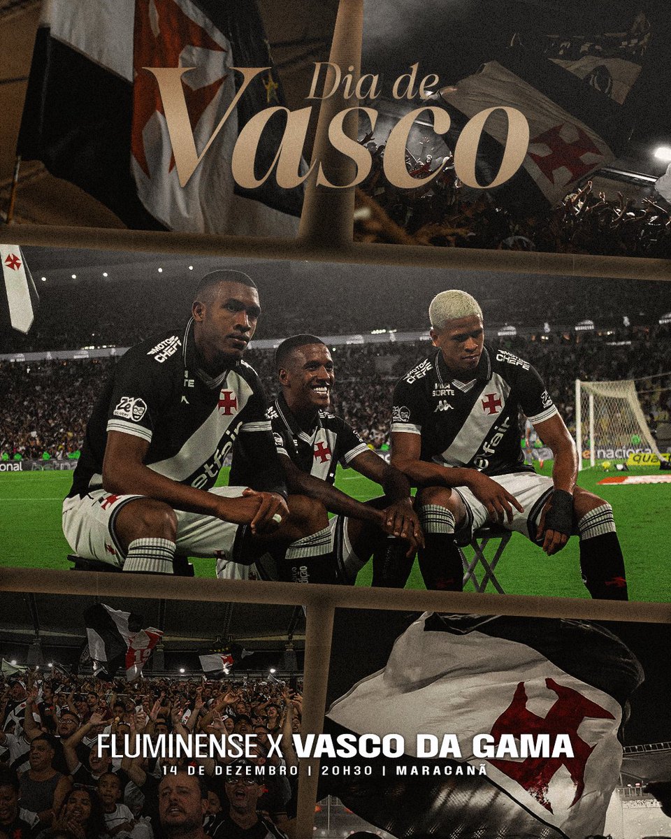 PELA NOSSA MULTIDÃO. PELA NOSSA BARREIRA. PELA NOSSA CRUZ.
PELO 𝐂𝐋𝐔𝐁 𝐃𝐄 𝐑𝐄𝐆𝐀𝐓𝐀𝐒 𝐕𝐀𝐒𝐂𝐎 𝐃𝐀 𝐆𝐀𝐌𝐀 💢

O NOSSO SONHO É IGUAL. ENTÃO VAMOS 𝑱𝑼𝑵𝑻𝑶𝑺!

É O GIGANTE DA COLINA EM MAIS UM JOGO DECISIVO DA COPA DO BRASIL!

#DiaDeVasco
#VascoDaGama