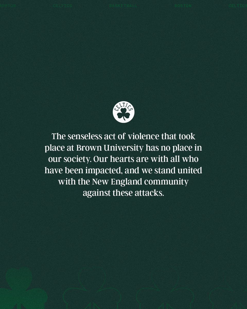 A statement from the Boston Celtics.