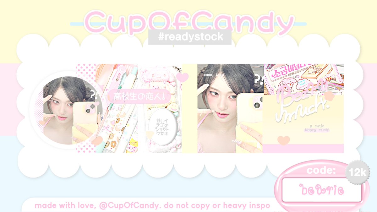 repost pwease? thankies! #zonauang 

helooou ol aku membawakan layout ready stock leeseo ive clearance sale nyang bisa dibawa pulang seharga < 8.OOO > sila dm <a href="/CupOfCandy/">kala c:</a> untuk jajan ia :D