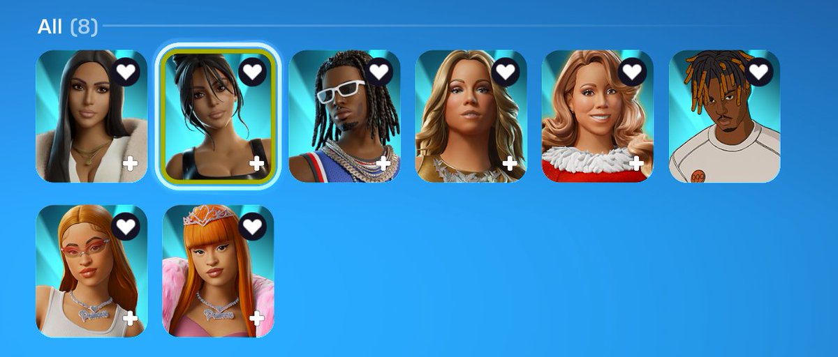 big fan of my fortnite locker currently