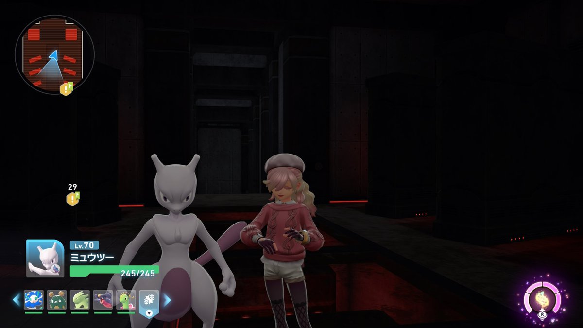 【アイリン】ミュウツー 、ミュウ、カポエラー、バンギラス NintendoSwitch2 #PokemonLegendsZA ミュウツー、バンギラスと同じ2mの