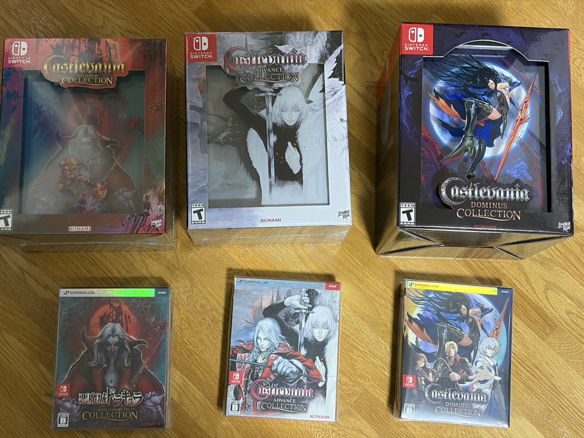 Limited Run Gamesから悪魔城ドラキュラDSコレクション届いた。 箱が超