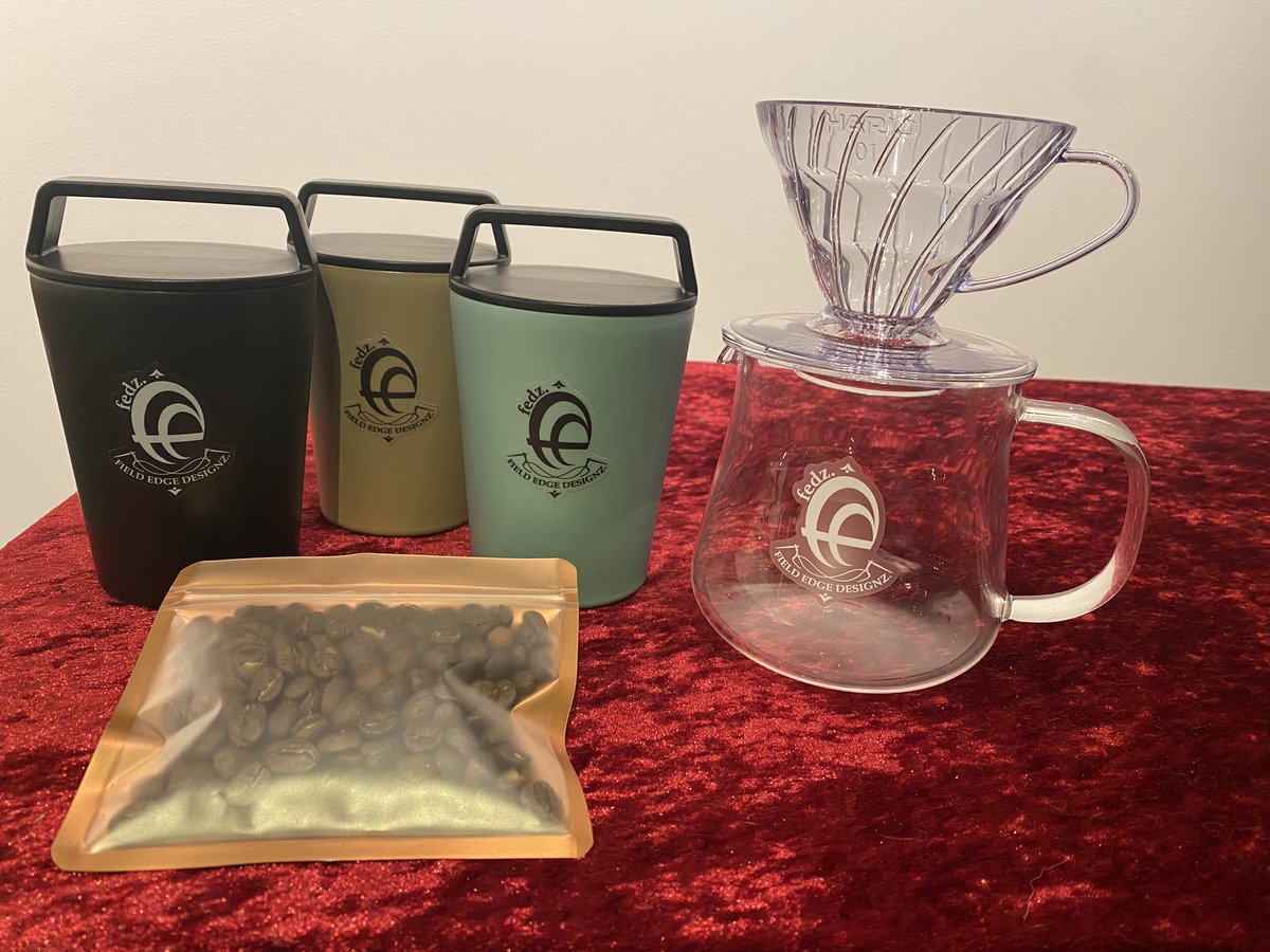 プレゼント1 「ロゴ入りコーヒーセット」 ご希望の色のタンブラー×1