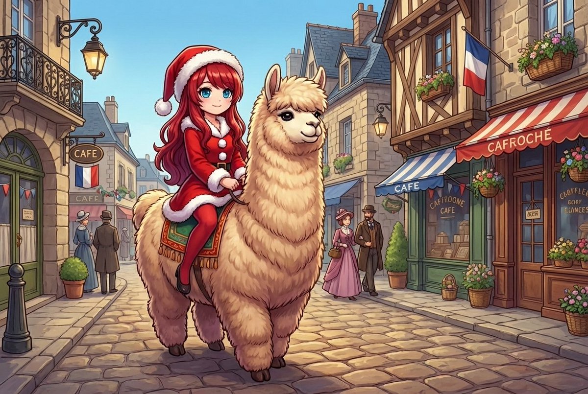 ラマっこサンタさん