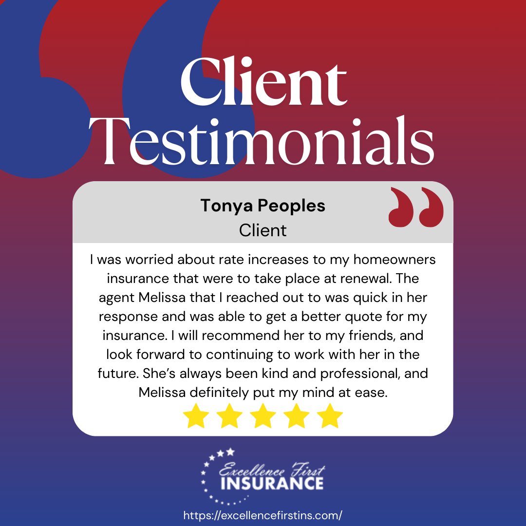 EFInsurance's tweet image. Grateful for clients who trust us, and even more grateful when they share their experience 💙

 #ExcellenceFirstInsurance #ClientAppreciation
