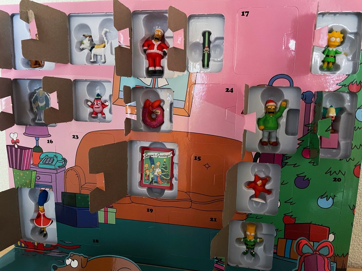 Twitterで見たシンプソンズのアドベントカレンダーちょっと遅いけど