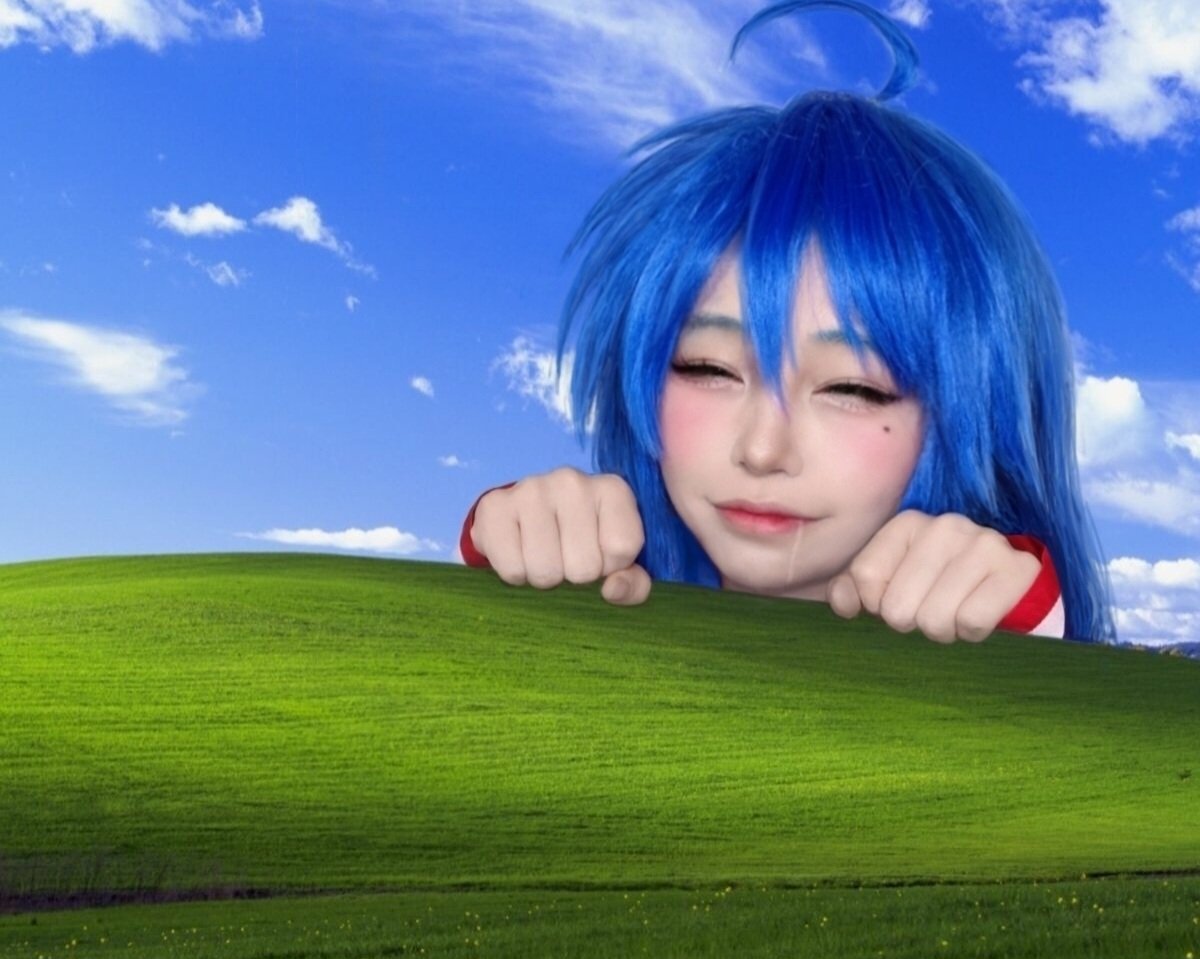 min_cosplay's tweet photo. Konata XP https://t.co/TWU9qadQPq