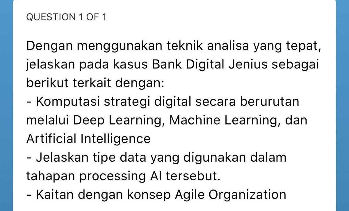 calculovers's tweet photo. Joki tugas, no kedetect AI dan pake referensi jurnal

Deadline sore ini

#zonauang #zonajajan #jokitugas https://t.co/WrueChIdMf