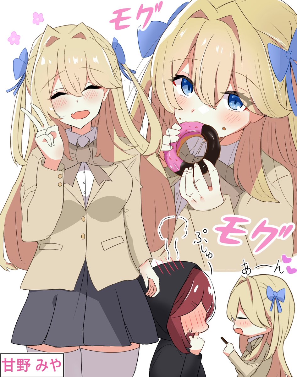 miya37M's tweet image. アイコンの子です✨
#創作百合 
#オリジナル