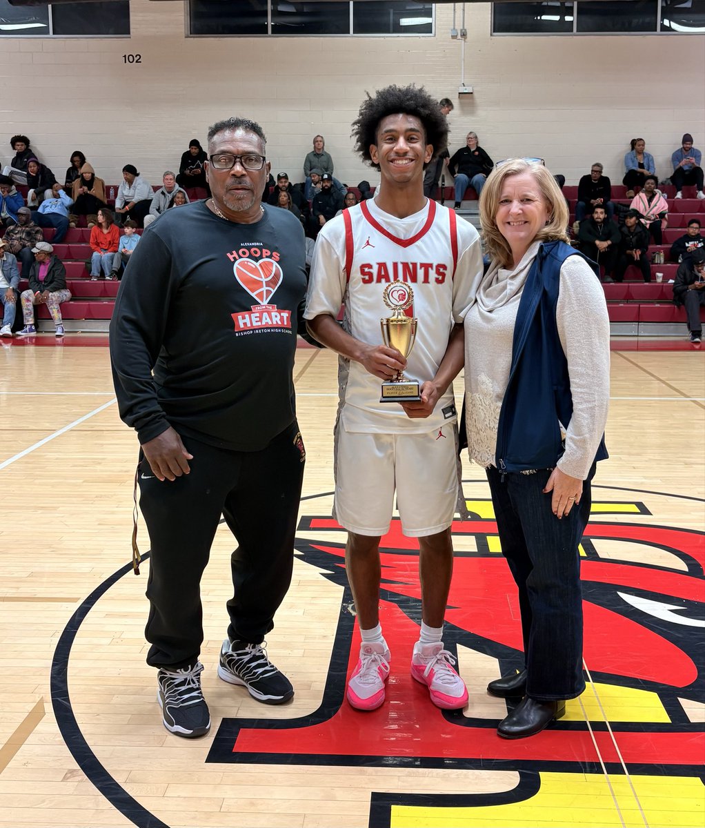 Thanks for Hoops from the Heart for naming me POTG.