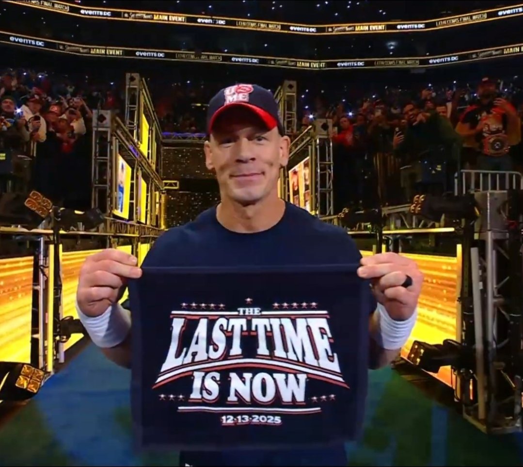 End of an era thanykou for all the ups and downs over the years <a href="/JohnCena/">John Cena</a> G.O.A.T #snme