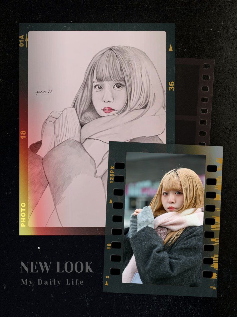 まだ5割…😥 #まろにぃ #ポートレート #撮って描き #鉛筆画