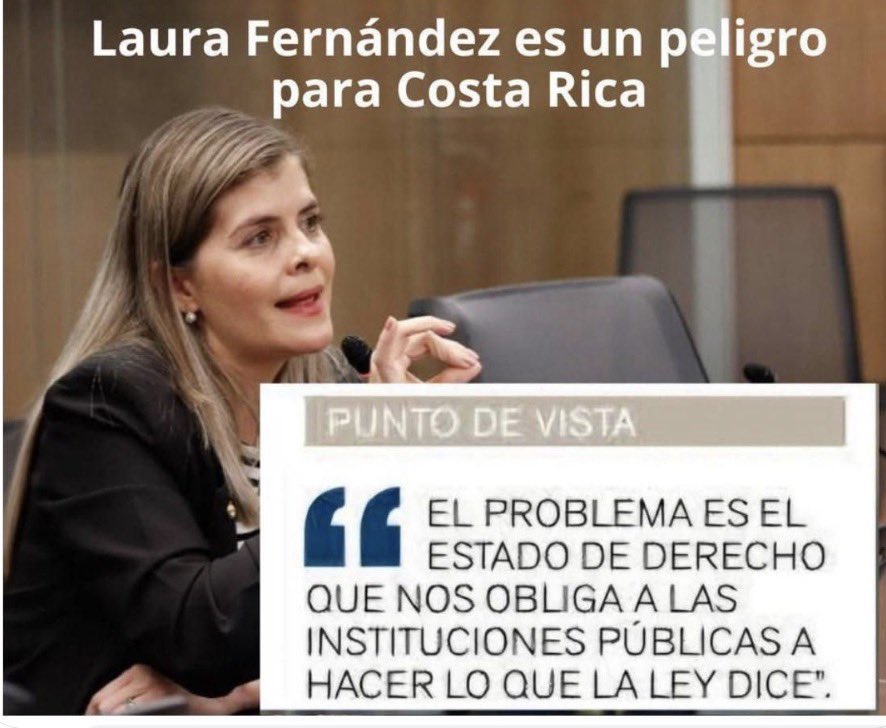 Que querrá decir? Que no se debe respetar el Estado de Derecho? Que peligroso...