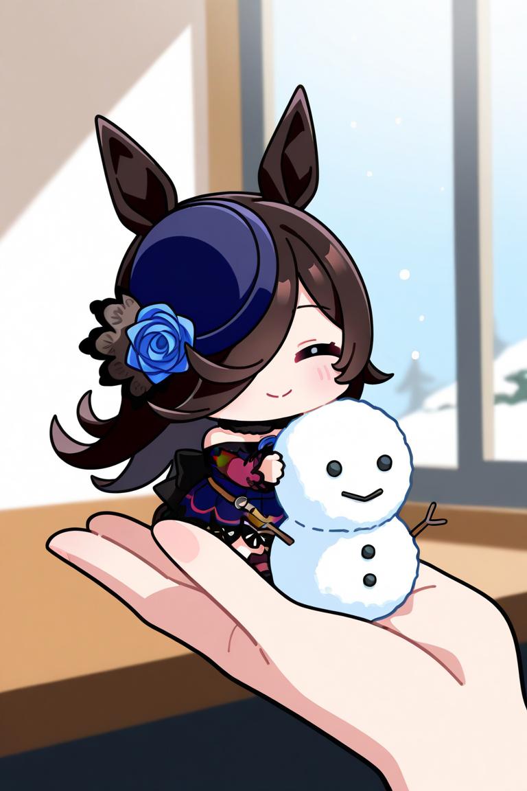 ライスシャワー/ウマ娘 お昼のちびライス SFW