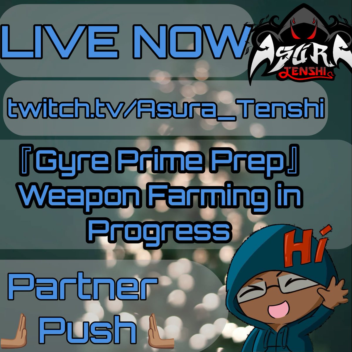 Asura_Tenshi's tweet photo. LIVE NOW β‘
Testing complete β no bug reproduced.
Gyre Prime is baking, so weβre farming her Prime weapons to finish the set!
Relic runs, squads & chill update vibes.
π https://t.co/2D5XvjjJol
#Warframe #GyrePrime #PrimeFarming #RelicCracking #LiveNow https://t.co/UkLRKF5gGK